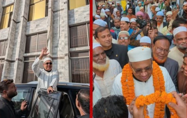 নির্বাচনী আচরণবিধি লঙ্ঘন করে ফতুল্লার আলিগঞ্জ এলাকায় বেলা সাড়ে ১১টায় গাড়ি বহর নিয়ে বিশাল শোডাউন করেছে নারায়ণগঞ্জ-৪ আসনে স্বতন্ত্র প্রার্থী ও বিএনপি থেকে বহিষ্কার হওয়া মোহাম্মদ শাহ আলম